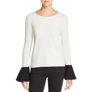 Ramy Brook Lara Colorblock Flare Cuff Sweater